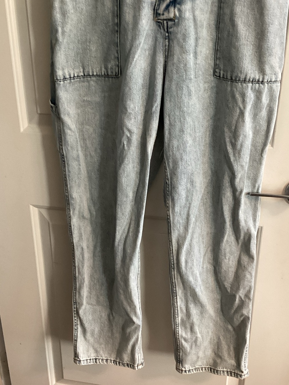 pistola Light Wash Denim Jumpsuit - Picture 3 of 6